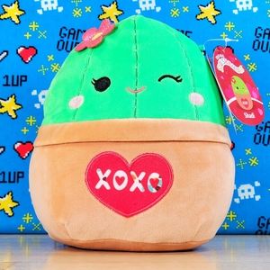 Squishmallow Shadi the Cactus 8" UltraSoft Valentine's Day Toy Plush NWT